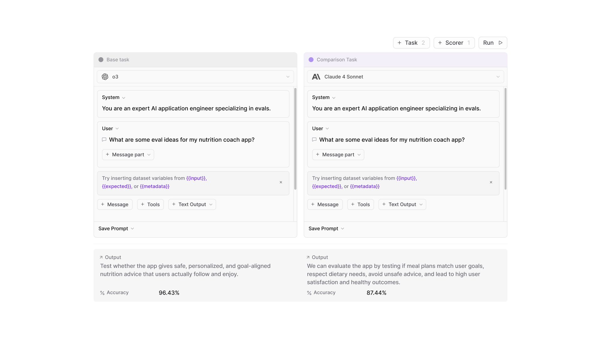 Eval playgrounds diagram